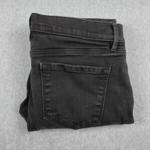 Loft Womens Size 10 Black Modern Skinny Jeans 32" Waist